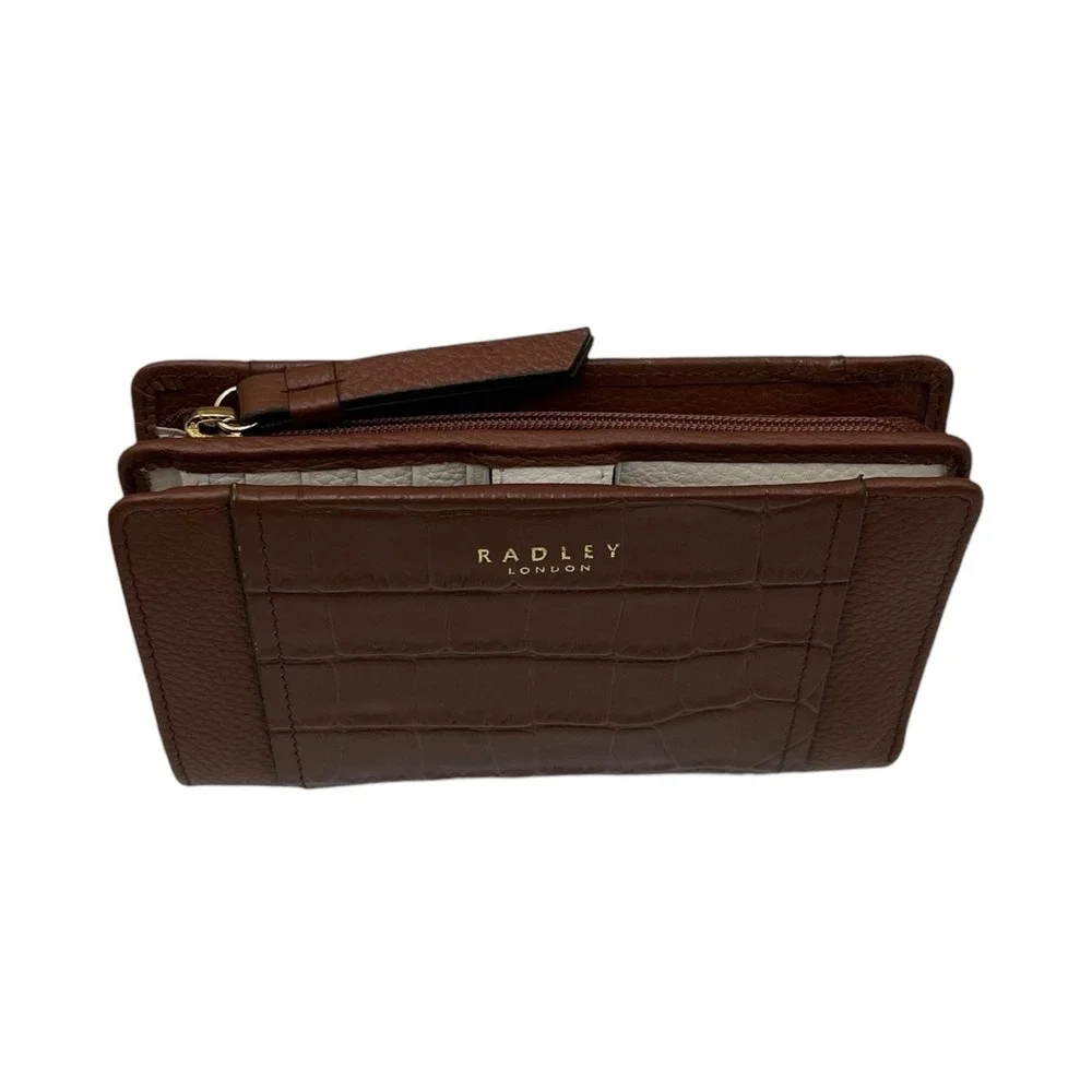 RADLEY London Downtown Women's Bifold Leather Wallet Purse Dark Brown